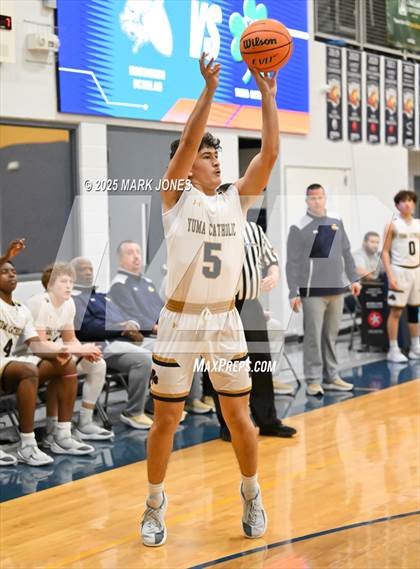 Thumbnail 3 in Yuma Catholic vs. Monsignor Scanlan (Great Desert Shootout) photogallery.