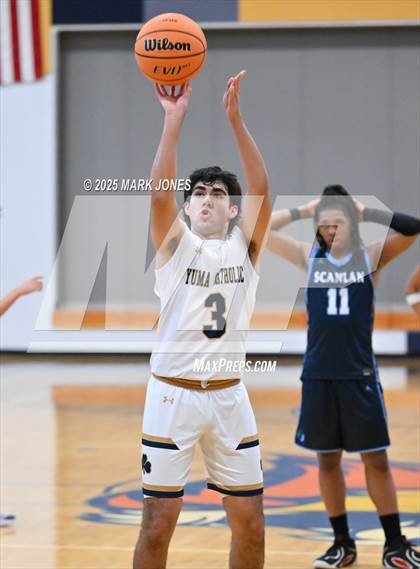 Thumbnail 2 in Yuma Catholic vs. Monsignor Scanlan (Great Desert Shootout) photogallery.