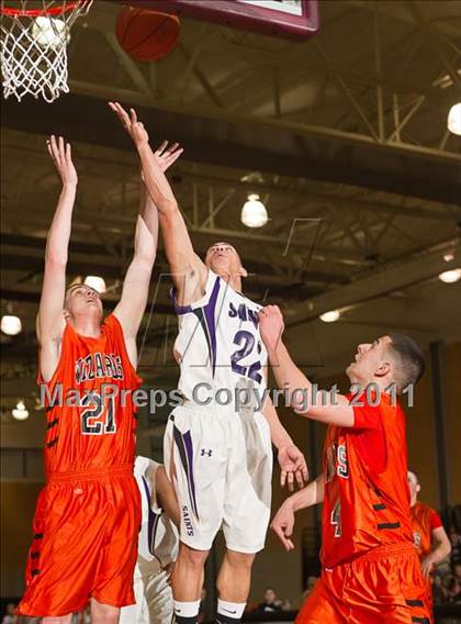 Thumbnail 2 in West Warwick vs. St. Raphael Academy (RIIL State Quarterfinal) photogallery.