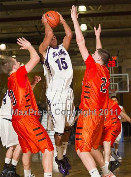 Thumbnail 2 in West Warwick vs. St. Raphael Academy (RIIL State Quarterfinal) photogallery.