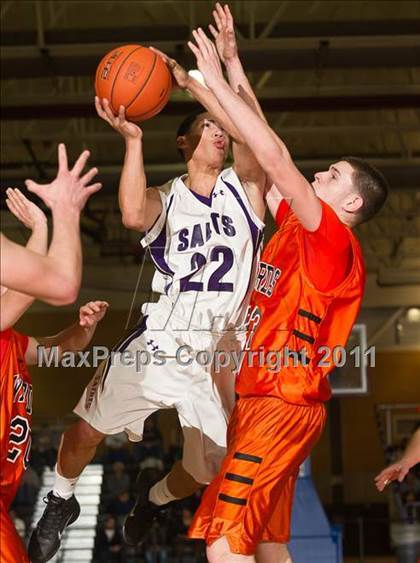 Thumbnail 3 in West Warwick vs. St. Raphael Academy (RIIL State Quarterfinal) photogallery.
