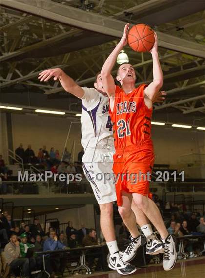 Thumbnail 3 in West Warwick vs. St. Raphael Academy (RIIL State Quarterfinal) photogallery.