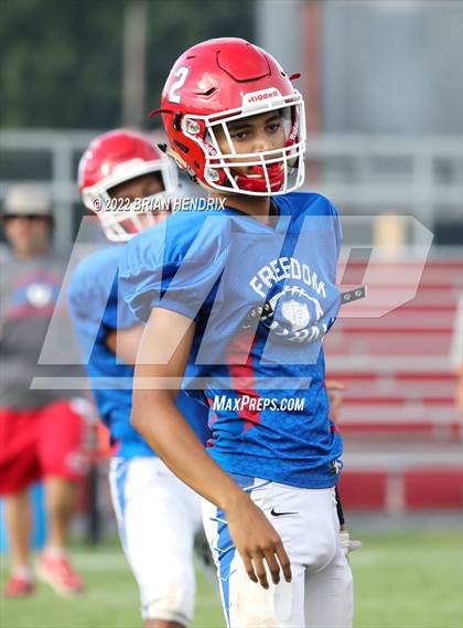 Thumbnail 2 in Freedom @ Newton-Conover (Scrimmage) photogallery.