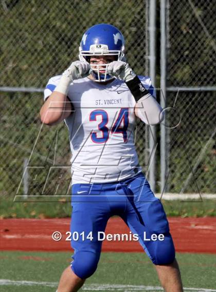 Thumbnail 1 in St. Vincent de Paul @ Salesian College Preparatory (CIF NCS D5 Playoffs) photogallery.