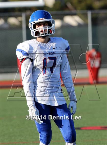 Thumbnail 2 in St. Vincent de Paul @ Salesian College Preparatory (CIF NCS D5 Playoffs) photogallery.