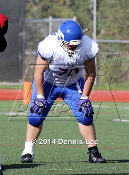 Thumbnail 3 in St. Vincent de Paul @ Salesian College Preparatory (CIF NCS D5 Playoffs) photogallery.