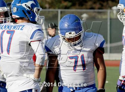Thumbnail 3 in St. Vincent de Paul @ Salesian College Preparatory (CIF NCS D5 Playoffs) photogallery.