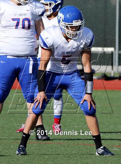 Thumbnail 2 in St. Vincent de Paul @ Salesian College Preparatory (CIF NCS D5 Playoffs) photogallery.