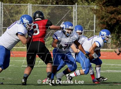 Thumbnail 1 in St. Vincent de Paul @ Salesian College Preparatory (CIF NCS D5 Playoffs) photogallery.