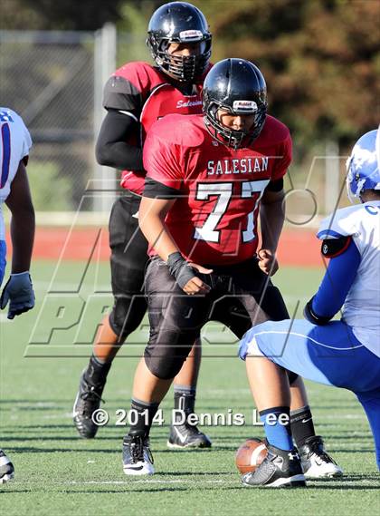 Thumbnail 1 in St. Vincent de Paul @ Salesian College Preparatory (CIF NCS D5 Playoffs) photogallery.