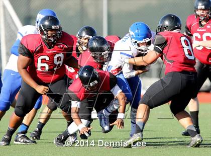 Thumbnail 2 in St. Vincent de Paul @ Salesian College Preparatory (CIF NCS D5 Playoffs) photogallery.