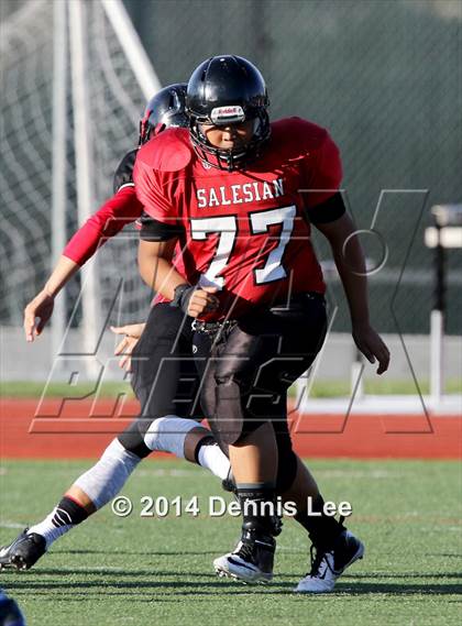 Thumbnail 2 in St. Vincent de Paul @ Salesian College Preparatory (CIF NCS D5 Playoffs) photogallery.