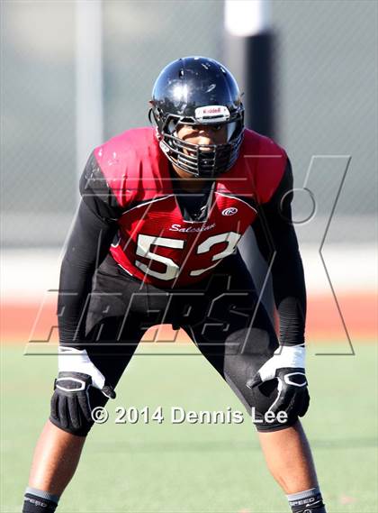Thumbnail 1 in St. Vincent de Paul @ Salesian College Preparatory (CIF NCS D5 Playoffs) photogallery.