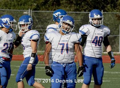 Thumbnail 2 in St. Vincent de Paul @ Salesian College Preparatory (CIF NCS D5 Playoffs) photogallery.