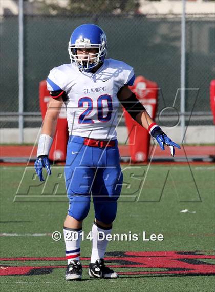 Thumbnail 3 in St. Vincent de Paul @ Salesian College Preparatory (CIF NCS D5 Playoffs) photogallery.