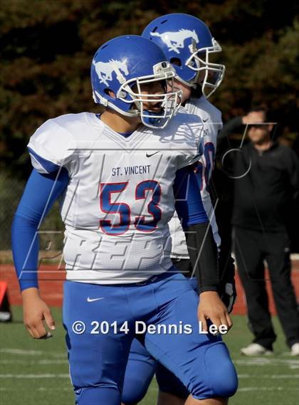 Thumbnail 1 in St. Vincent de Paul @ Salesian College Preparatory (CIF NCS D5 Playoffs) photogallery.