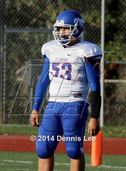 Thumbnail 2 in St. Vincent de Paul @ Salesian College Preparatory (CIF NCS D5 Playoffs) photogallery.
