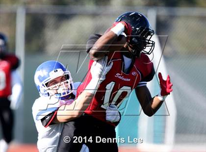 Thumbnail 2 in St. Vincent de Paul @ Salesian College Preparatory (CIF NCS D5 Playoffs) photogallery.