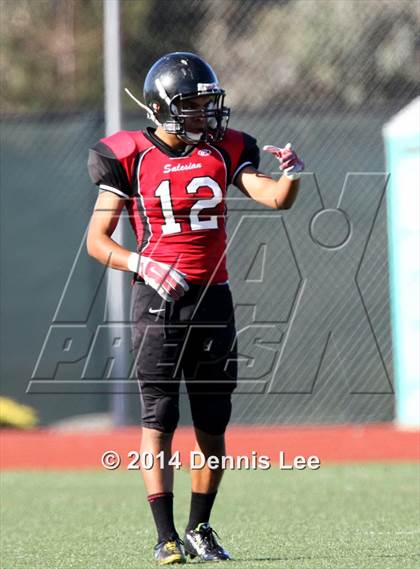 Thumbnail 3 in St. Vincent de Paul @ Salesian College Preparatory (CIF NCS D5 Playoffs) photogallery.