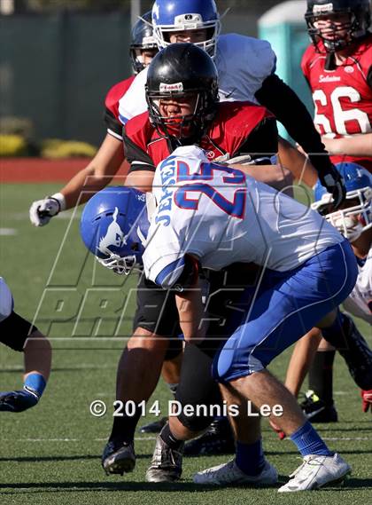 Thumbnail 2 in St. Vincent de Paul @ Salesian College Preparatory (CIF NCS D5 Playoffs) photogallery.