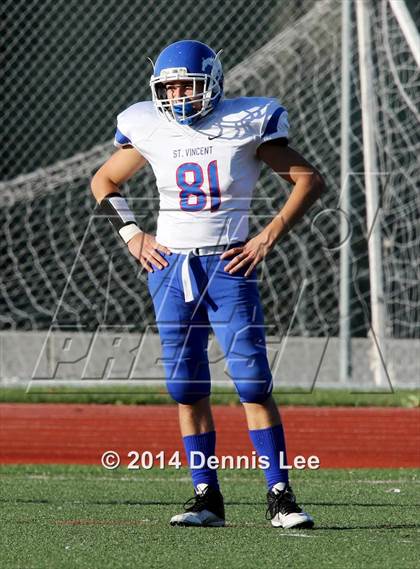 Thumbnail 1 in St. Vincent de Paul @ Salesian College Preparatory (CIF NCS D5 Playoffs) photogallery.