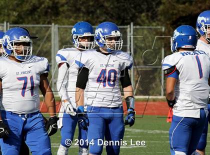 Thumbnail 3 in St. Vincent de Paul @ Salesian College Preparatory (CIF NCS D5 Playoffs) photogallery.