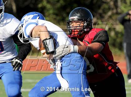 Thumbnail 2 in St. Vincent de Paul @ Salesian College Preparatory (CIF NCS D5 Playoffs) photogallery.