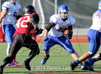 Thumbnail 2 in St. Vincent de Paul @ Salesian College Preparatory (CIF NCS D5 Playoffs) photogallery.