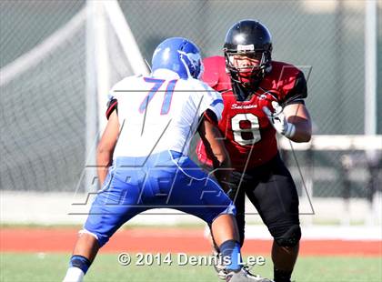 Thumbnail 1 in St. Vincent de Paul @ Salesian College Preparatory (CIF NCS D5 Playoffs) photogallery.