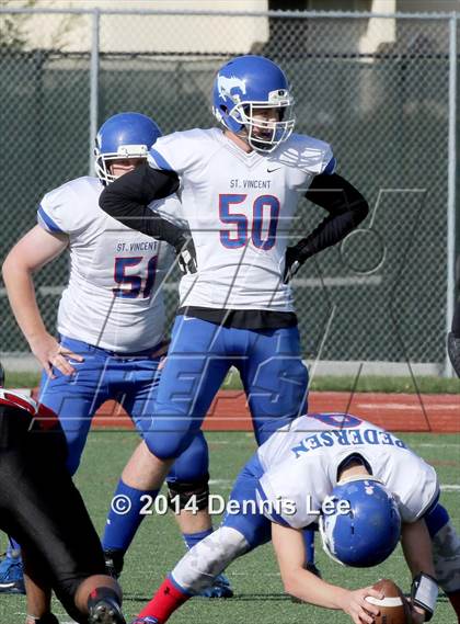 Thumbnail 3 in St. Vincent de Paul @ Salesian College Preparatory (CIF NCS D5 Playoffs) photogallery.
