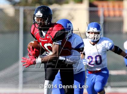 Thumbnail 1 in St. Vincent de Paul @ Salesian College Preparatory (CIF NCS D5 Playoffs) photogallery.