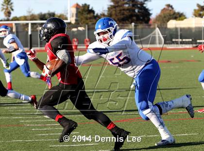 Thumbnail 1 in St. Vincent de Paul @ Salesian College Preparatory (CIF NCS D5 Playoffs) photogallery.