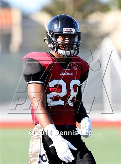 Thumbnail 2 in St. Vincent de Paul @ Salesian College Preparatory (CIF NCS D5 Playoffs) photogallery.