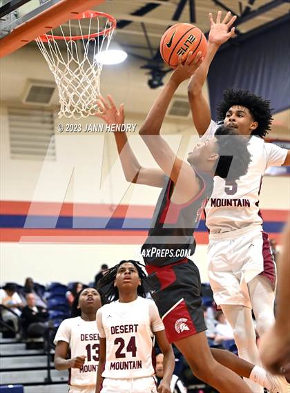 Thumbnail 1 in St. Pius X-St. Matthias Academy vs. Desert Mountain (Tarkanian Classic) photogallery.