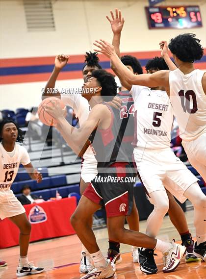 Thumbnail 3 in St. Pius X-St. Matthias Academy vs. Desert Mountain (Tarkanian Classic) photogallery.