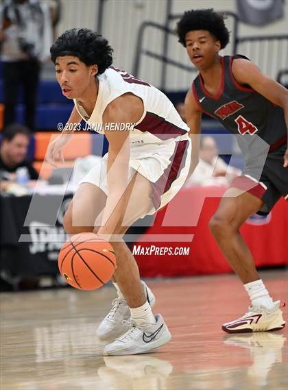 Thumbnail 2 in St. Pius X-St. Matthias Academy vs. Desert Mountain (Tarkanian Classic) photogallery.