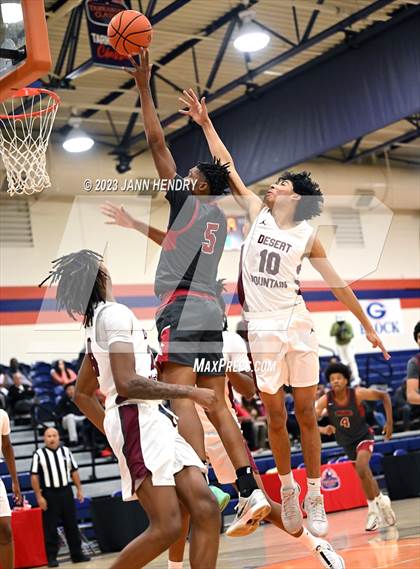 Thumbnail 3 in St. Pius X-St. Matthias Academy vs. Desert Mountain (Tarkanian Classic) photogallery.
