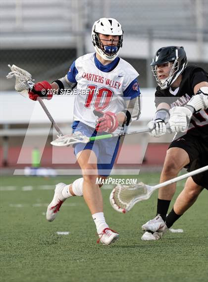 Thumbnail 3 in Chartiers Valley vs Indiana (WPIAL Class 2A Quarterfinal) photogallery.