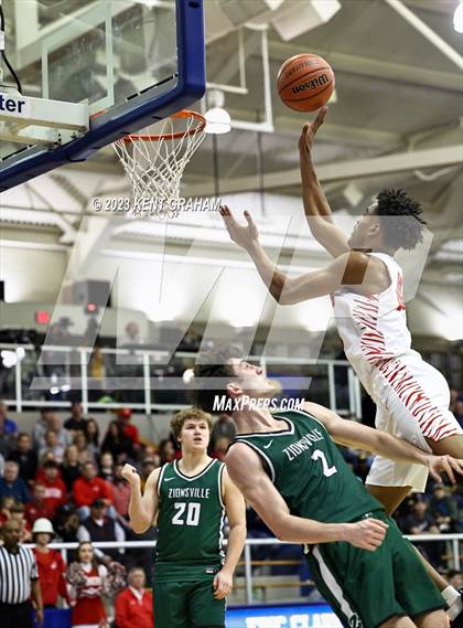 Thumbnail 3 in Zionsville vs Fishers (IHSAA 4A Sectional Semi Final) photogallery.