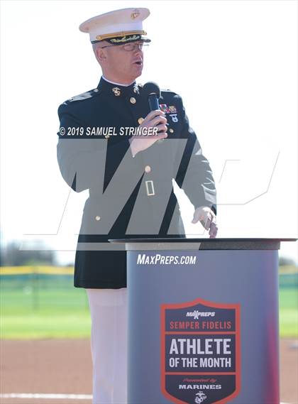 Thumbnail 1 in Marines H.S. Female Athlete of the Month - Angel Rodriguez photogallery.