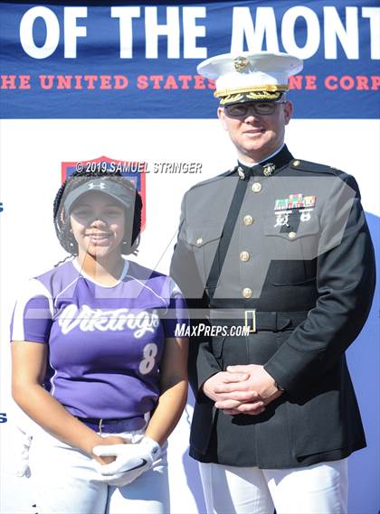 Thumbnail 1 in Marines H.S. Female Athlete of the Month - Angel Rodriguez photogallery.