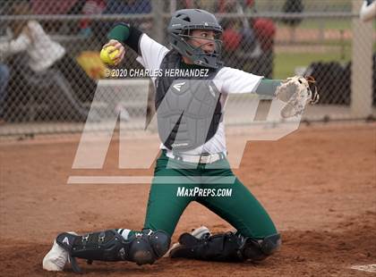 Thumbnail 3 in Prosper vs. Bridgeland (NFCA Texas High School Leadoff Classic) photogallery.