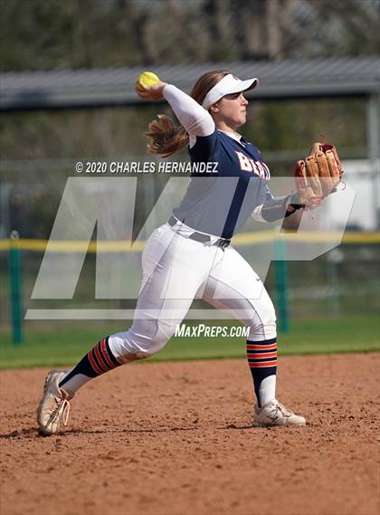 Thumbnail 3 in Prosper vs. Bridgeland (NFCA Texas High School Leadoff Classic) photogallery.