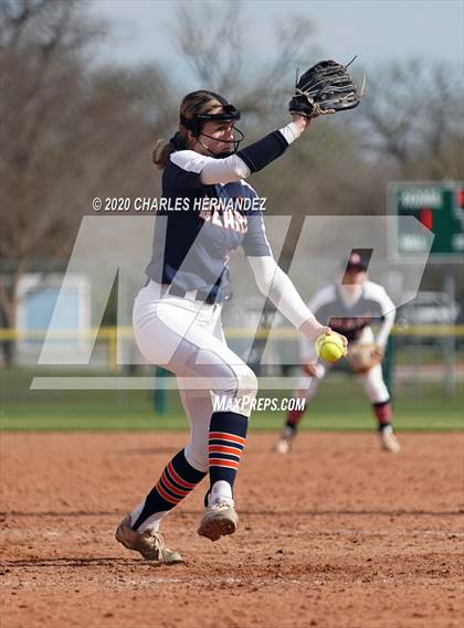 Thumbnail 1 in Prosper vs. Bridgeland (NFCA Texas High School Leadoff Classic) photogallery.