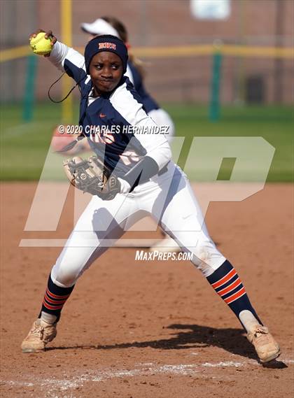 Thumbnail 2 in Prosper vs. Bridgeland (NFCA Texas High School Leadoff Classic) photogallery.