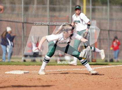 Thumbnail 2 in Prosper vs. Bridgeland (NFCA Texas High School Leadoff Classic) photogallery.