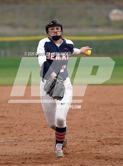 Thumbnail 2 in Prosper vs. Bridgeland (NFCA Texas High School Leadoff Classic) photogallery.