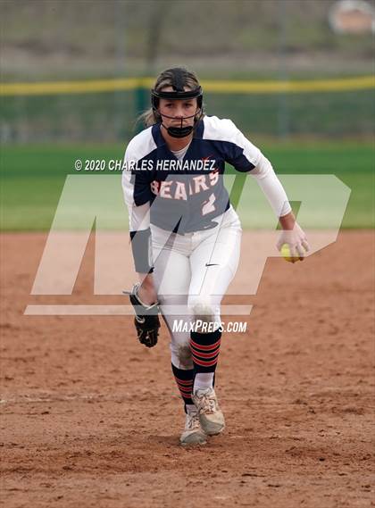 Thumbnail 3 in Prosper vs. Bridgeland (NFCA Texas High School Leadoff Classic) photogallery.