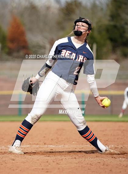 Thumbnail 2 in Prosper vs. Bridgeland (NFCA Texas High School Leadoff Classic) photogallery.