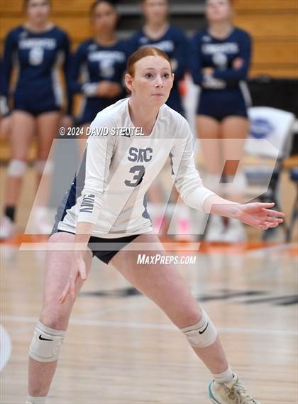 Thumbnail 3 in Stone Ridge Christian vs. Vacaville Christian (CIF SJS D6 Final) photogallery.